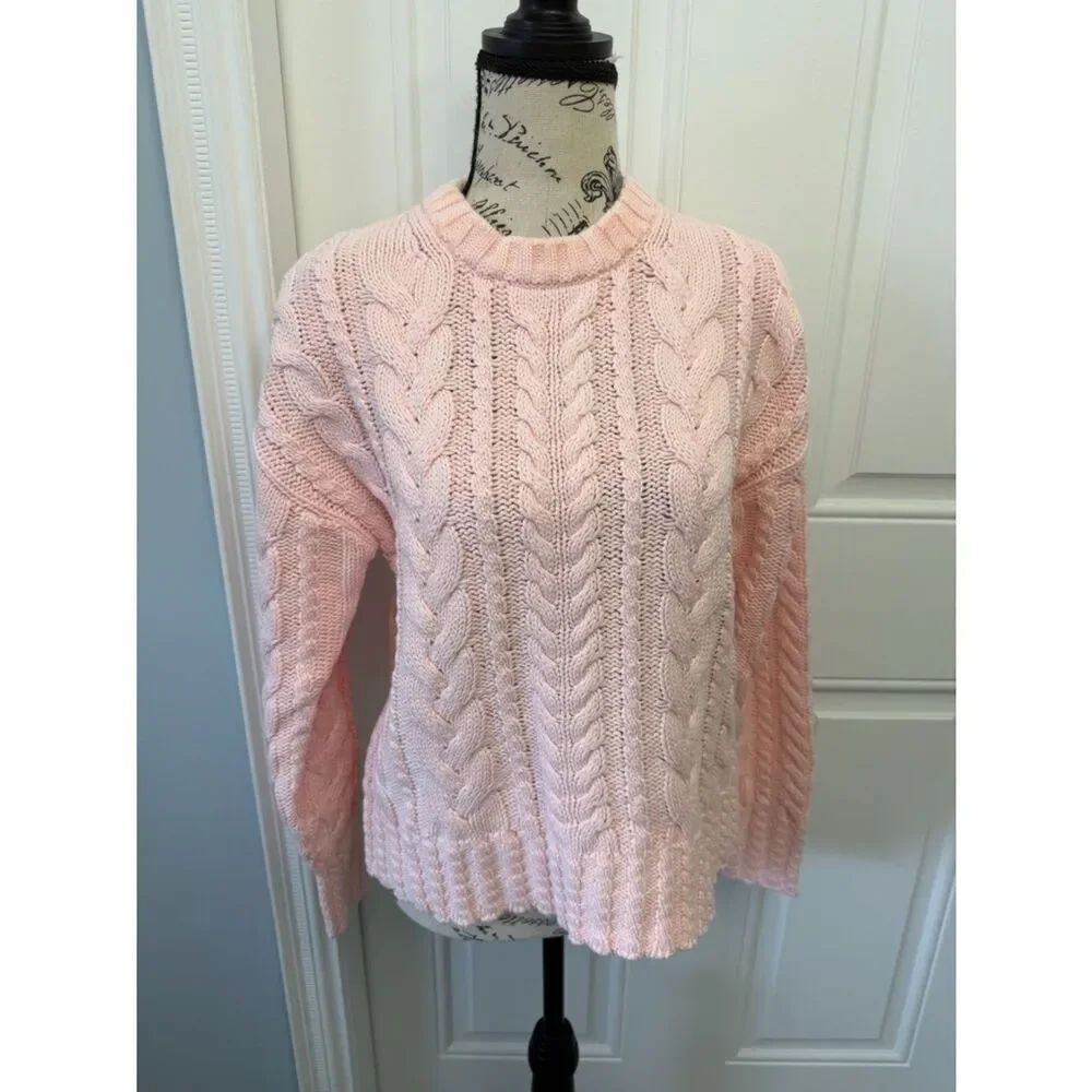 J.Crew Cable-knit crewneck sweater NWT Size S